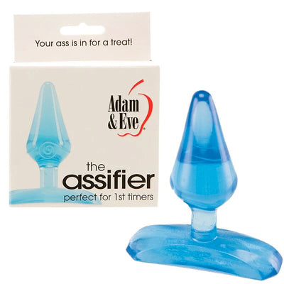 Adam & Eve The Assifier Butt Plug Blue 2.5 Inch